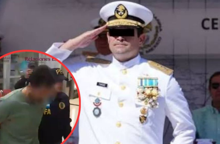 Vicealmirante Fernando Farías Laguna ingresa al penal del Altiplano